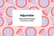 Contemporary Fruit, a Pattern Graphic by Geometrica Bureau (Thumbnail 2 of 13)