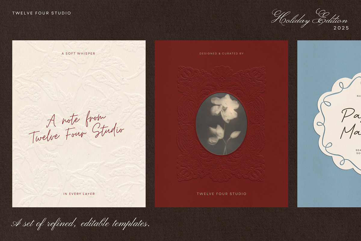 Papier Maison | Paper Textures & Canva Templates preview 7