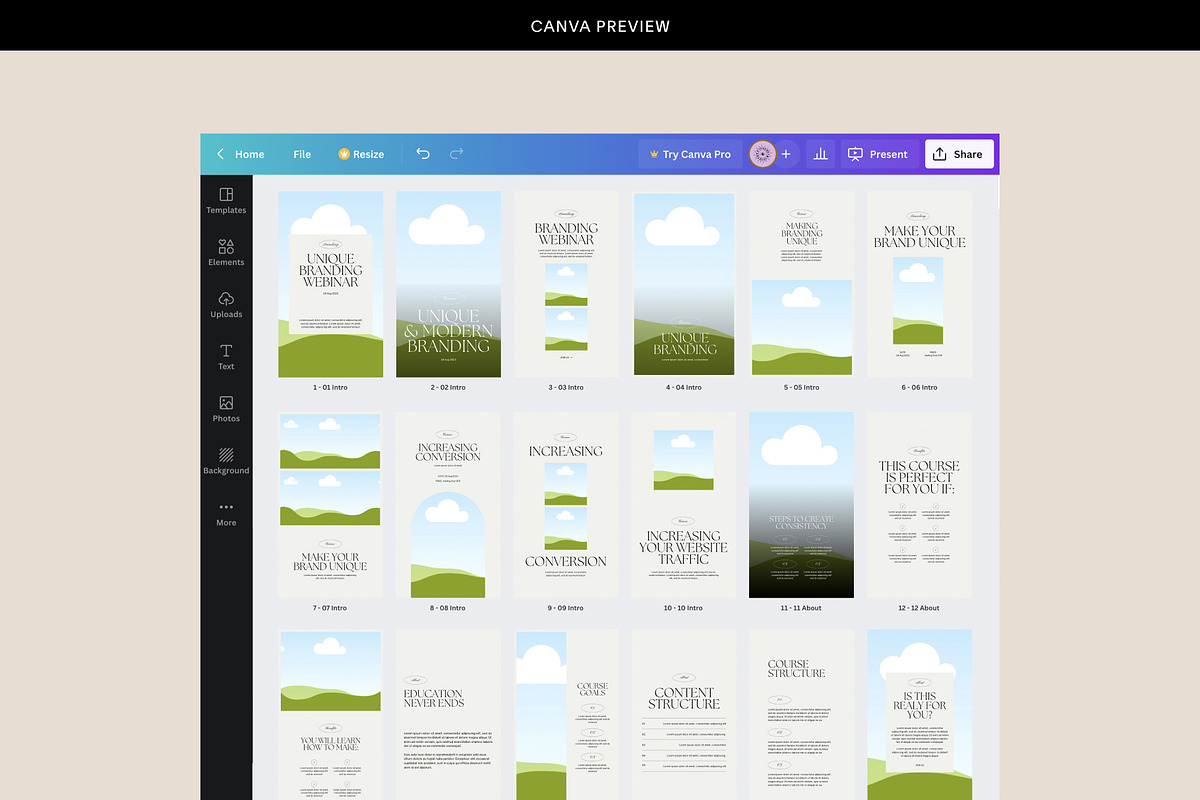 Minimalist Instagram Bundle CANVA, a Social Media Template by Studio K (Photo 10 of 10)