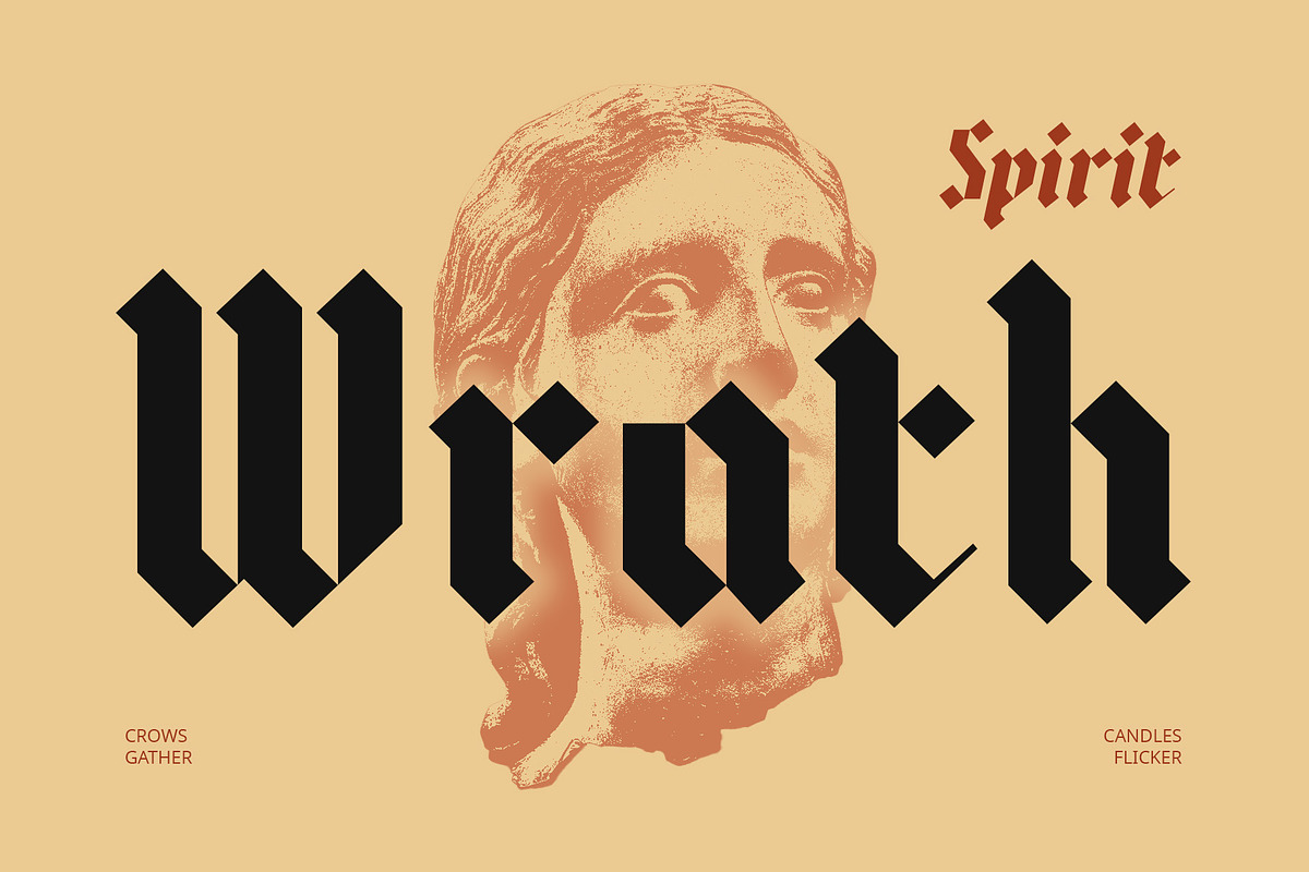 CS Weslia – Gothic Font, a Blackletter Font by Craft Supply Co. (Photo 5 of 8)