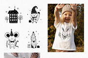 Nordic Christmas animals & gnomes, an Animal Illustration by polikarpovaart (Thumbnail 3 of 12)