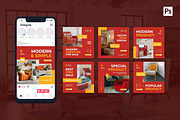 Modern Furniture Instagram Post, a Social Media Template by CavenArt (Thumbnail 3 of 5)