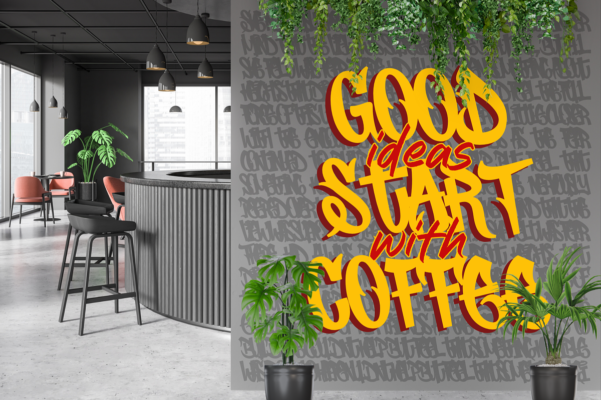 Urban Slash - Graffity Font, a Blackletter Font by Sronstudio (Photo 8 of 15)