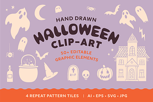 Cute & Spooky Halloween Clipart