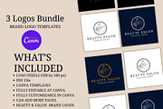 Stunning Beauty Salon Logo Designs, a Branding & Logo Template by Mishek Munene (Thumbnail 1 of 8)