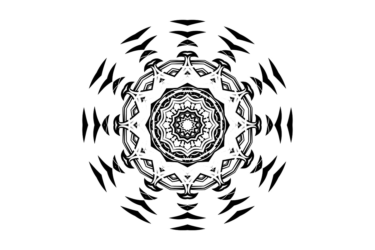 Premium Mandala Illustration Pack, a Decorative Illustration by NJ Himel (Photo 11 of 101)