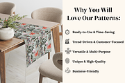 Paper Cut Floral Pattern Set, a Pattern Graphic by Ninterints (Thumbnail 4 of 14)