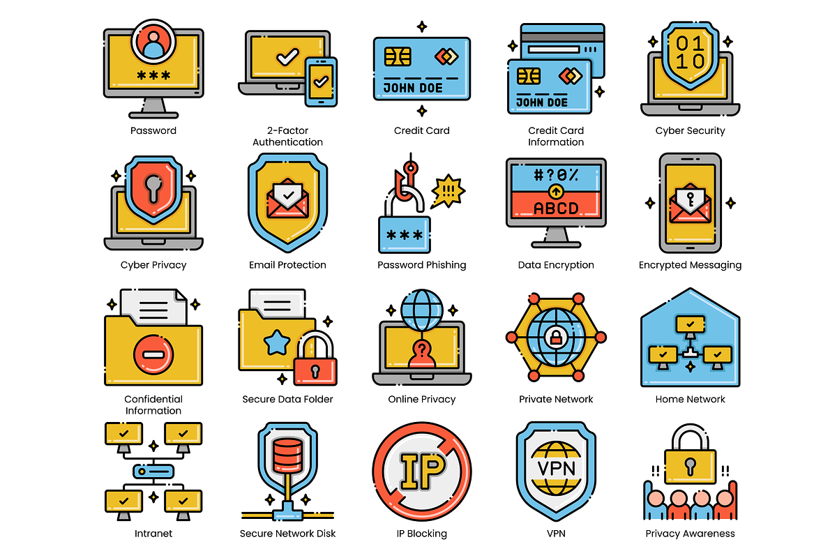 80 Privacy  Icons | Aesthetics, an Outline Icon by Flat Icons (Photo 3 of 9)