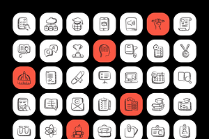 Elearning Icon Set