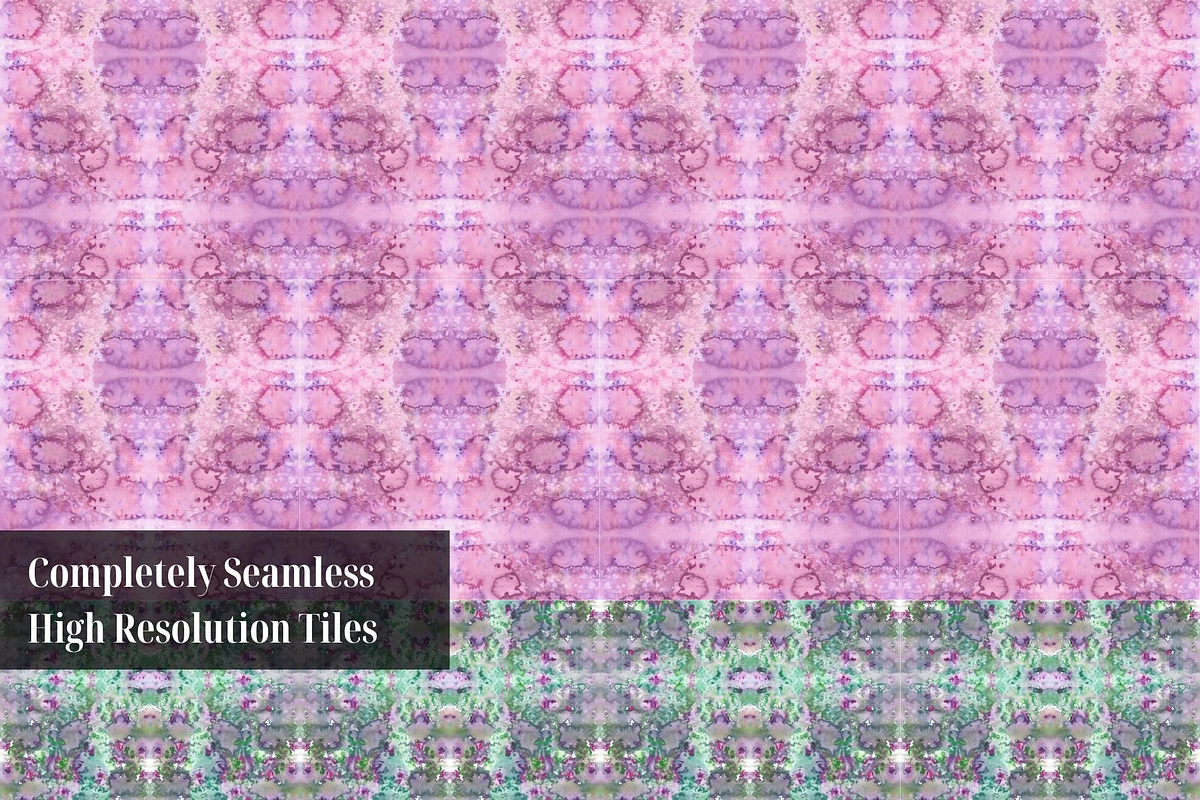 Tie Dye Rainbow Watercolor Patterns, a Pattern Graphic by Gen Aumonier (Photo 6 of 7)