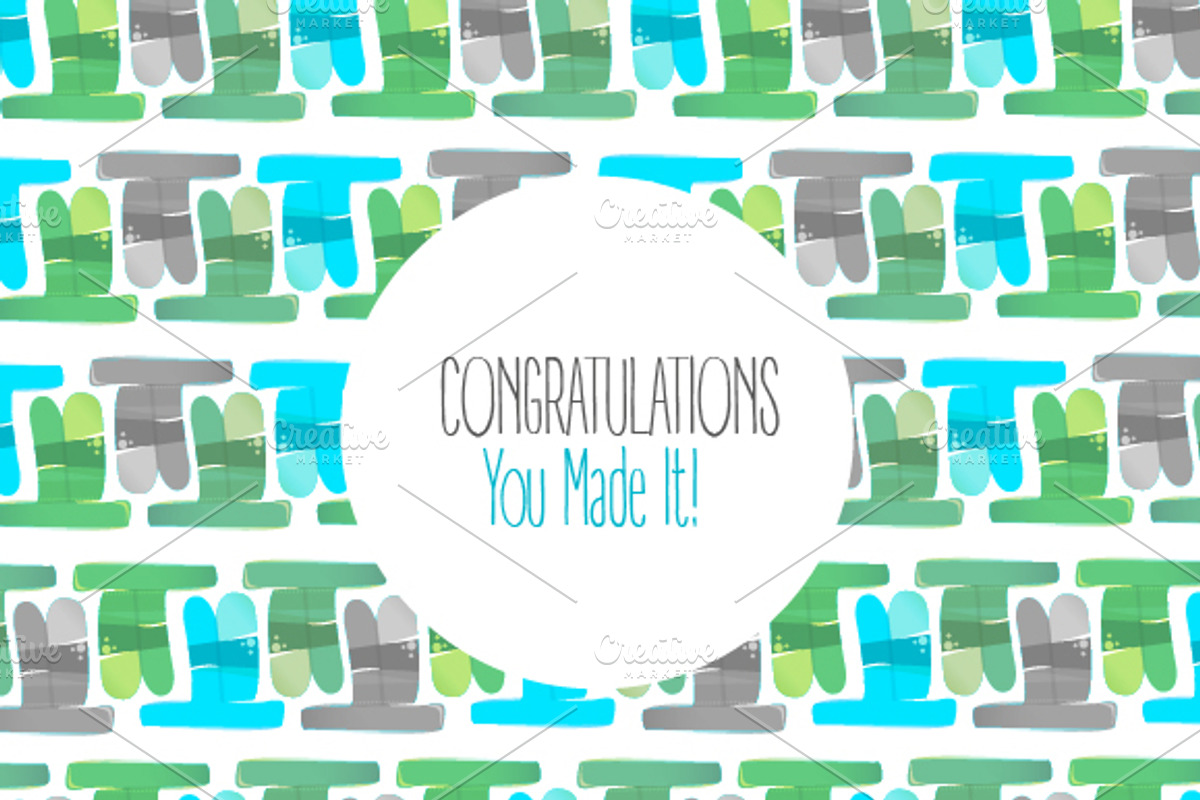 Congratulations Card Patterns