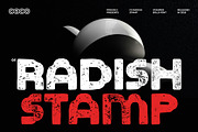 CS Radish Stamp, a Sans Serif Font by Craft Supply Co. (Thumbnail 1 of 8)