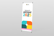 Stand Banner Mockup, an Advertising Mockup by SLAB! Design (Thumbnail 4 of 8)