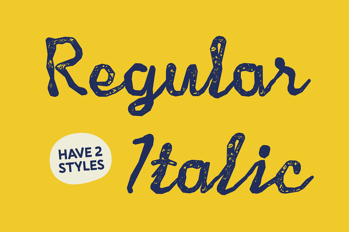 CS Melanie Stamp, a Script Font by Craft Supply Co. (Photo 3 of 8)