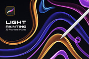 Light Painting Procreate Brushes, a Brush Add-On by Andrew Skoch Design (Thumbnail 1 of 9)