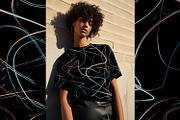 Dark Wavy Backgorund, a Texture Graphic by MalyskaStudio (Thumbnail 2 of 6)