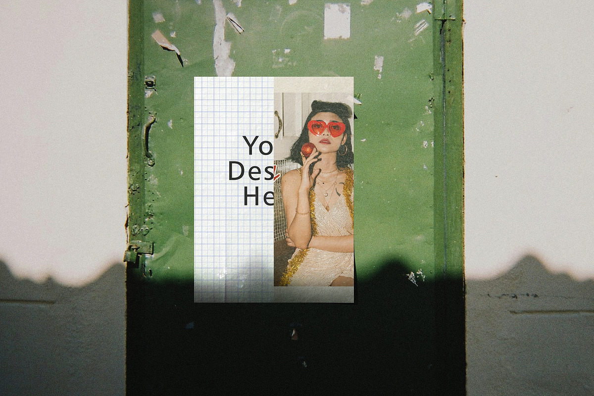 Street Poster Mockup, an Advertising Mockup by Tahtagraphic (Photo 3 of 6)