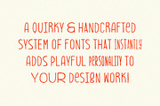 QUIRKLINE - Playful Handcrafted Font, a Handwritten Font by Tom Chalky (Thumbnail 2 of 6)