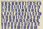 Theatrical Composition - Condensed, a Sans Serif Font by 177Studio (Thumbnail 7 of 8)