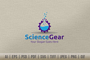 Science Gear Logo, a Branding & Logo Template by Dotnpix (Thumbnail 1 of 5)