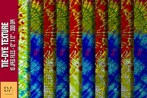 Tie-Dye Texture Digital Papers #80