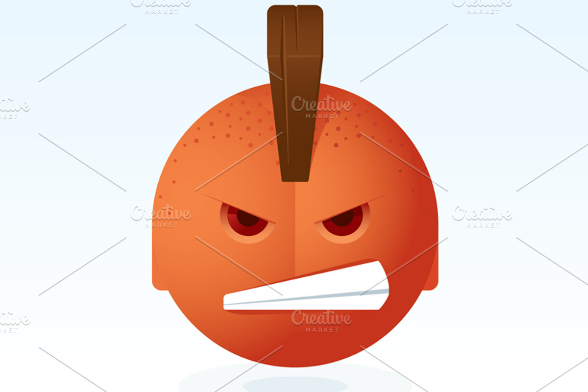 Angry Emoticon, a Graphic by Offshore Shop