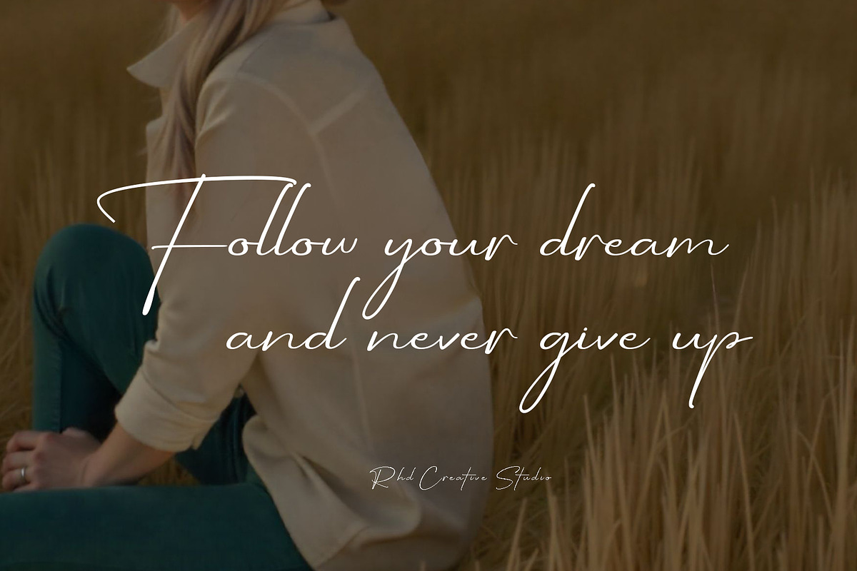 Forest Honey - Elegant Handwritten, a Handwritten Font by RHD Creative Studio (Photo 2 of 12)