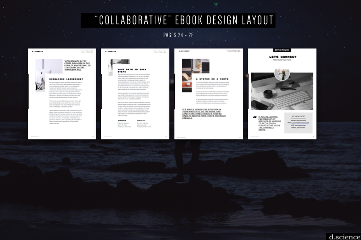 4X Ebook Bundle Templates  | 67% Off, a Magazine Template by Template Monkey @dscience (Photo 10 of 43)
