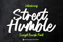 Street Humble - Brush Script Font