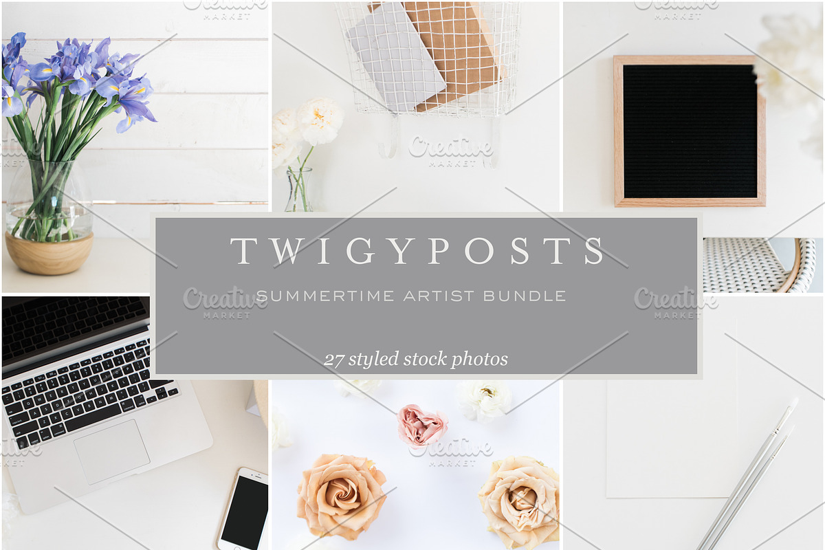 Summertime Artist Stock Photo Bundle, a Social Media Template by JanaBishopCollection (Photo 4 of 8)