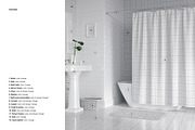 Bathroom Bath Curtain Mockup 5, a Household Mockup by creatsy2 (Thumbnail 3 of 4)