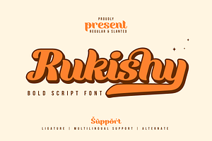 Rukishy - Script Font