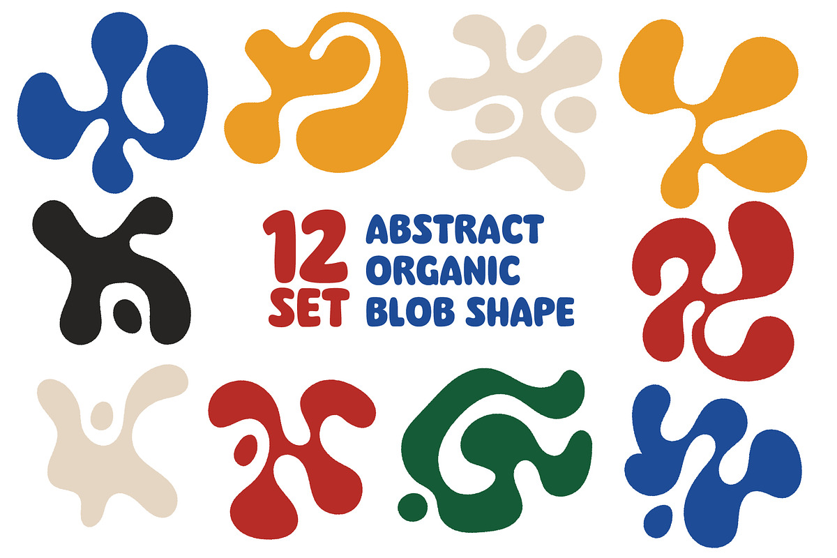 Abstract Organic Blob Shape, a Decorative Illustration by Creathub Studio (Photo 1 of 4)