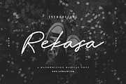 Rekasa Font, a Script Font by Zelda Graphic (Thumbnail 1 of 6)