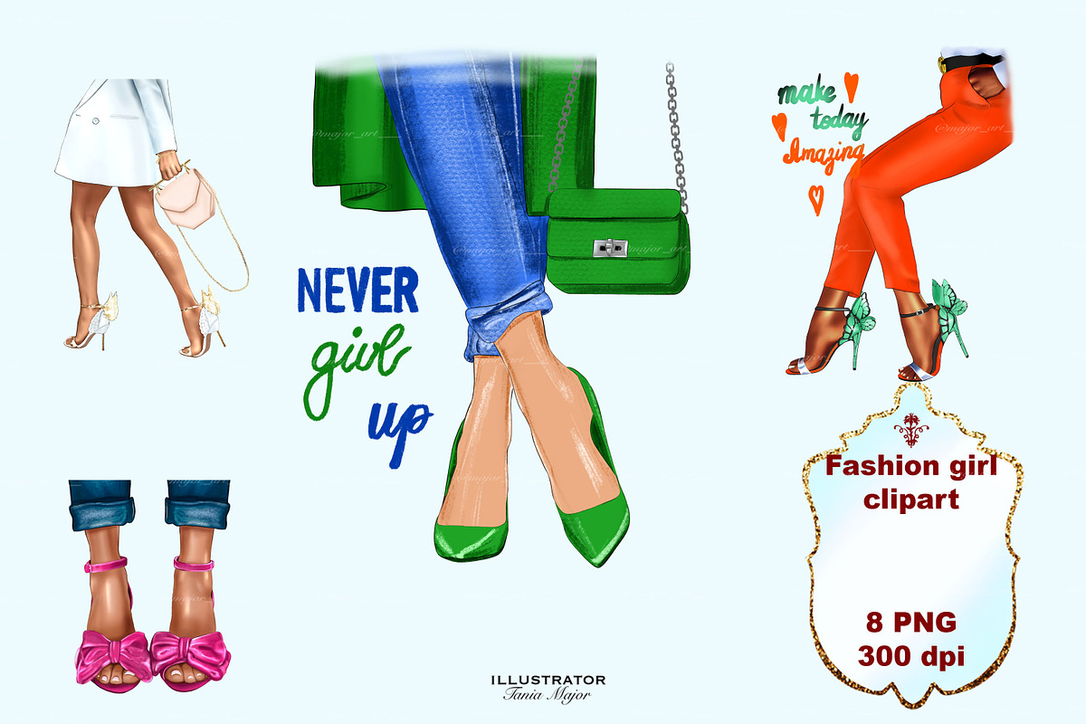 Fashion Shoes clip art, an Illustration by MajorArtTm (Photo 1 of 4)