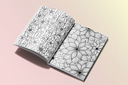 Doodles Flower Coloring Page, a Graphic by Forhadx5 (Thumbnail 9 of 10)