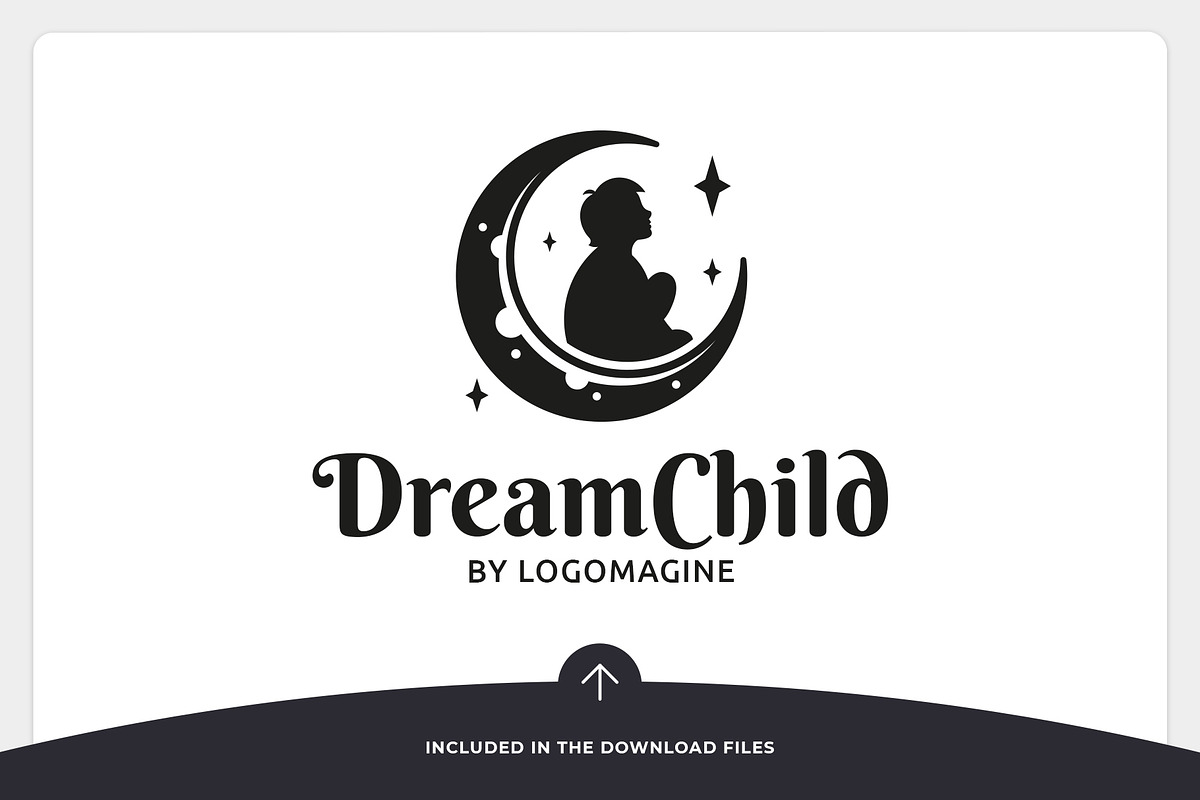 Dream Child - Boy Logo Template, a Branding & Logo Template by LOGOMAGINE (Photo 10 of 16)