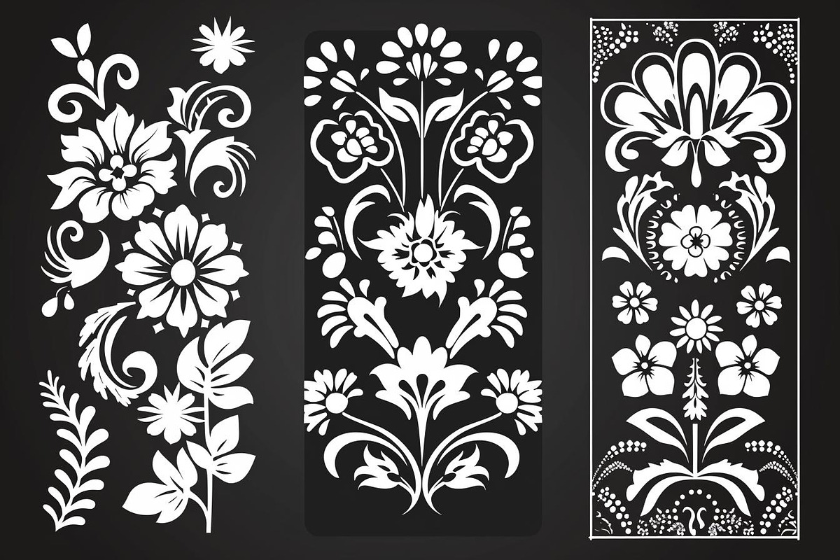 Ornate Floral Laser Cut Pattern Bun, an Object Graphic by jahid234 (Photo 9 of 10)