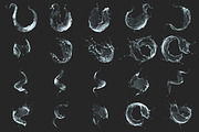 Water Splash Photoshop Brushes, a Brush Add-On by SimplDesign (Thumbnail 2 of 4)