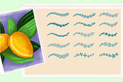 Boho brushes set with stamps, a Brush Add-On by Big Bundles Shop (Thumbnail 3 of 32)