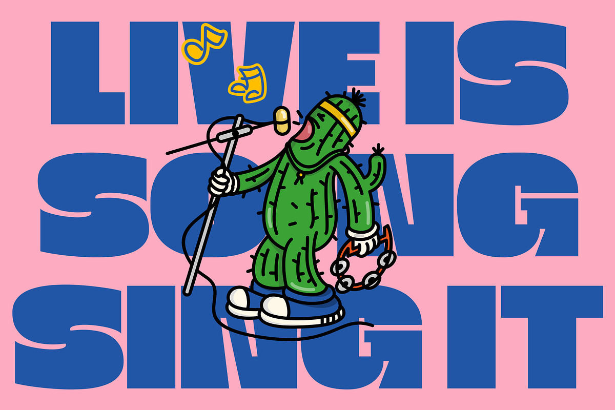 Slack 01 | Cheerful Sans Serif Font, a Sans Serif Font by Fateh.Lab (Photo 4 of 13)