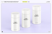 Paper Tube Package Mockup Set 1, a Packaging Mockup by Samolevsky (Thumbnail 5 of 15)