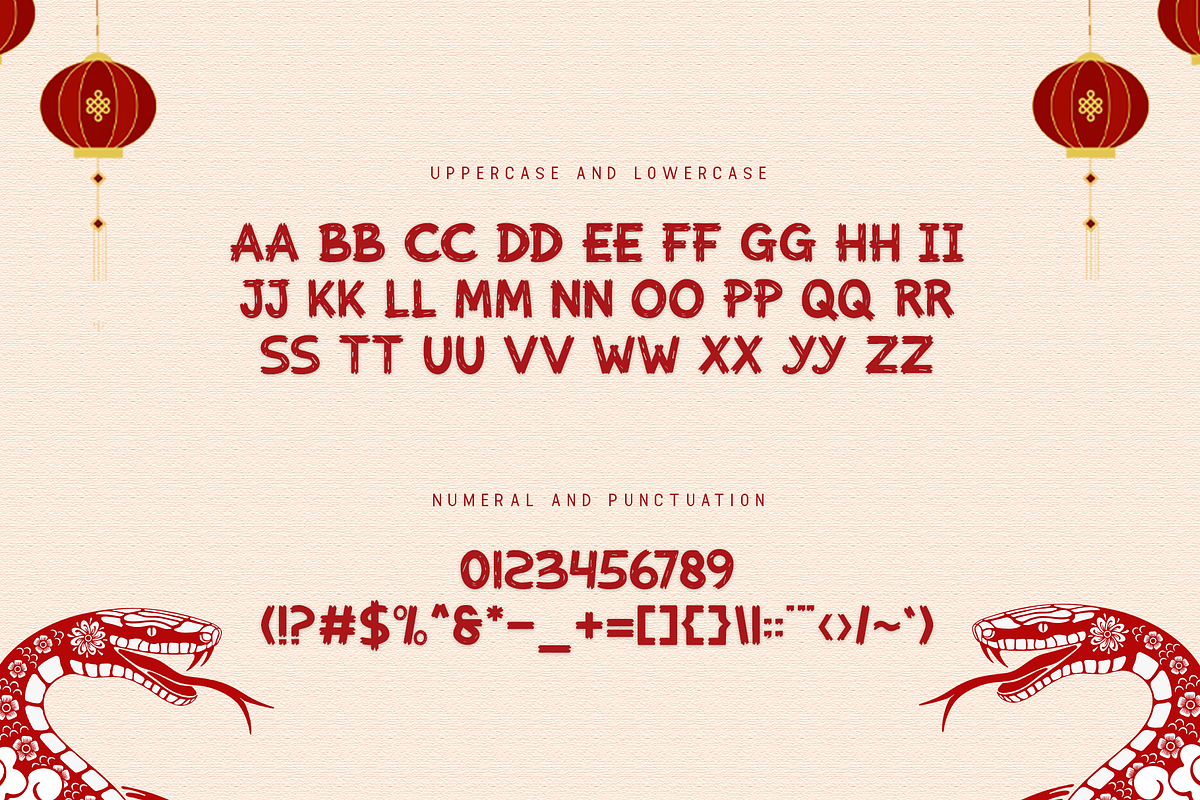 SnakeSovereign - Modern Chinese Font, a Sans Serif Font by overlaytemplates (Photo 4 of 4)