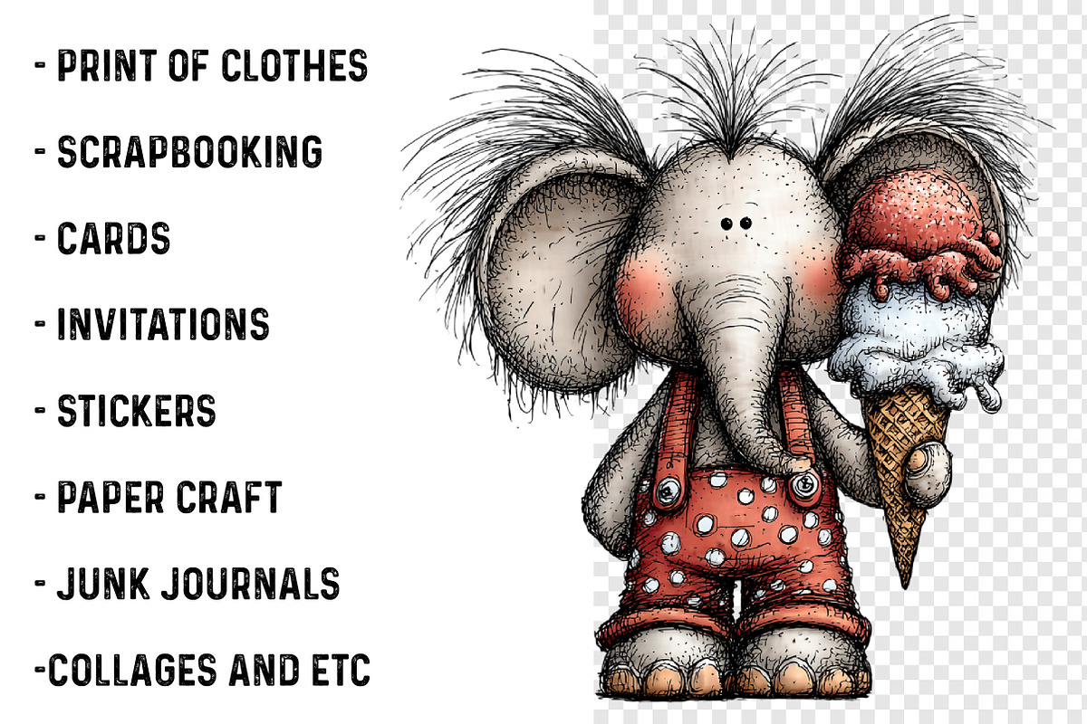 Whimsical Farm Animals Clipart, an Illustration by SinaCreation (Photo 3 of 7)