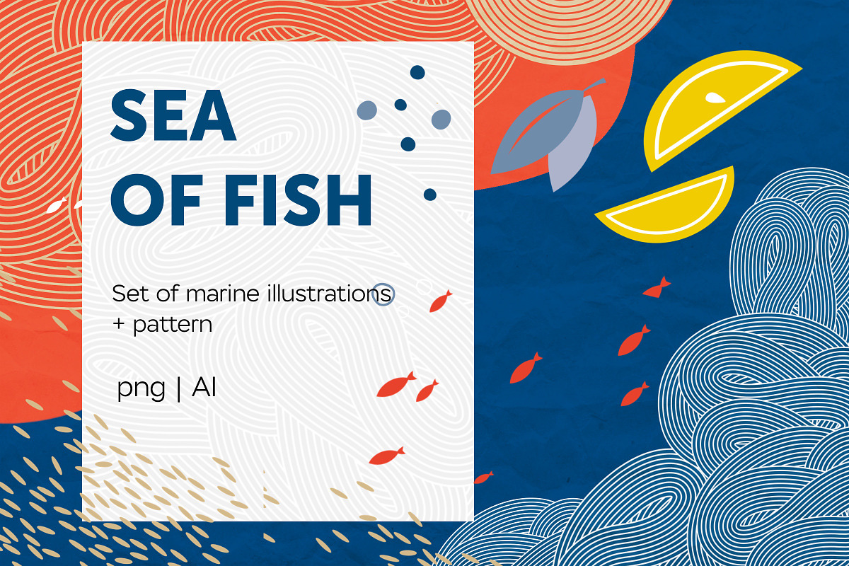 Fish & Sea Restaurant Brand Kit, a Branding & Logo Template by Schumacher Shop (Photo 1 of 12)