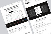SAAS Landing Page Design, an UI Kit Template by UiDex (Thumbnail 2 of 4)