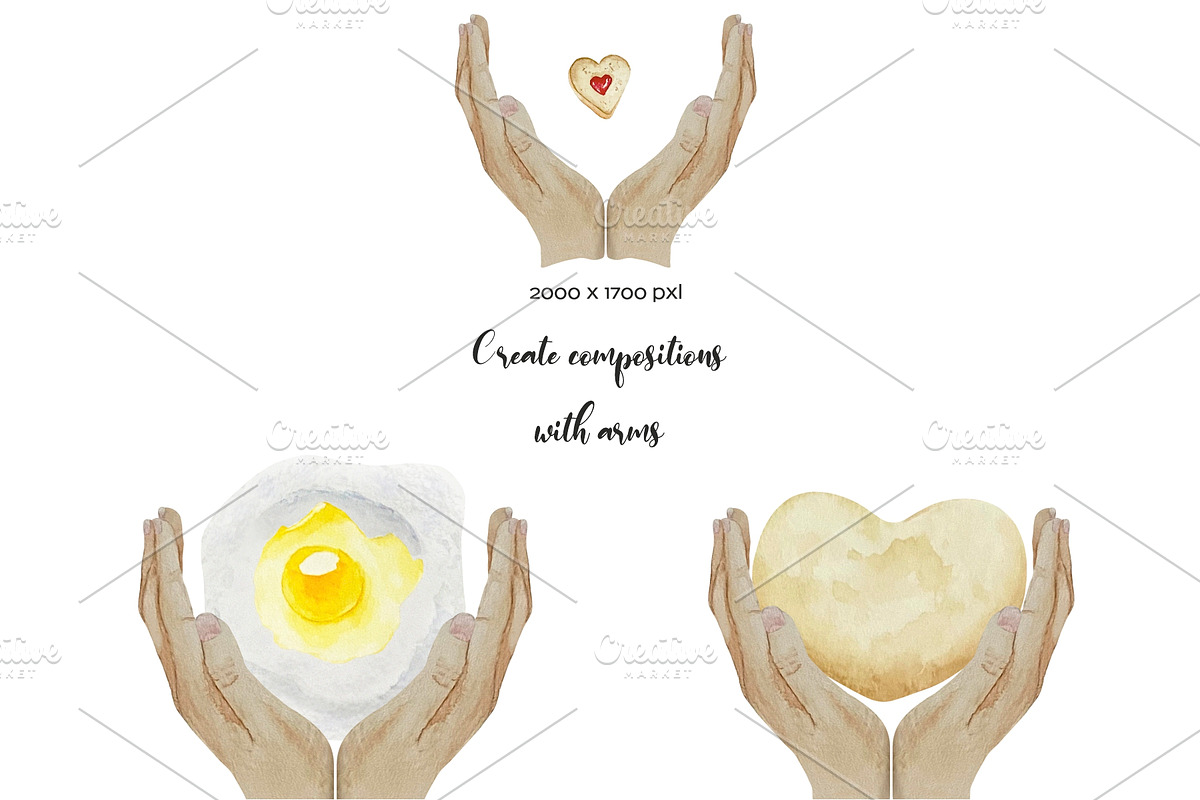 Watercolor pink bakery mixer clipart, a Food Illustration by Art and Funny (Photo 4 of 6)