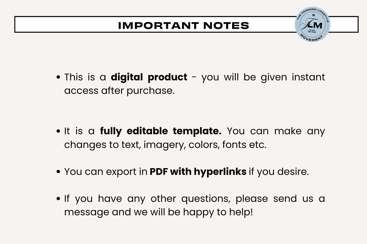 Ebook - Pink Boho, a Social Media Template by Freedom Business Shop (Photo 10 of 11)