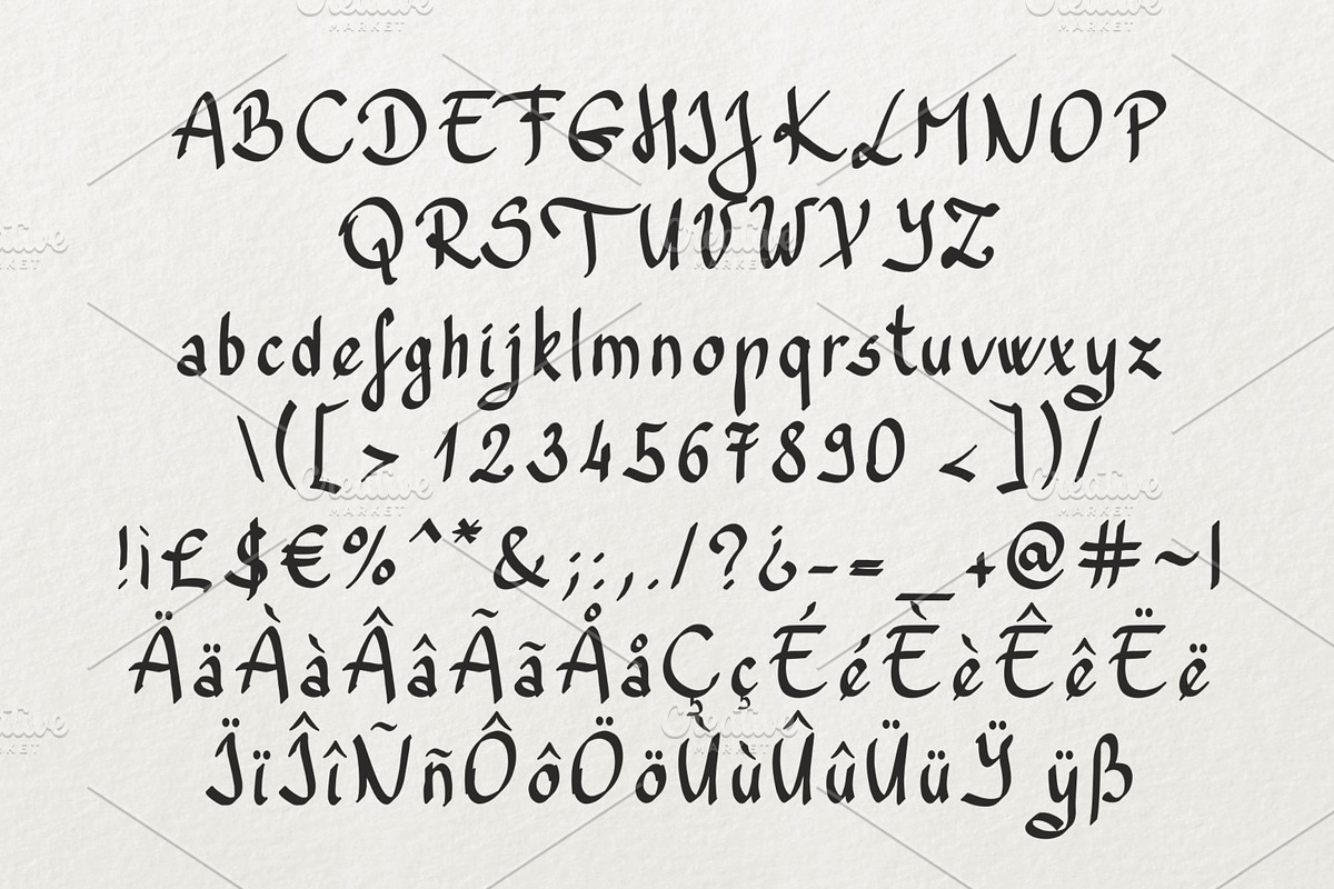 Trefay Font preview 3