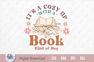 Book Lover Retro SVG Bundle.